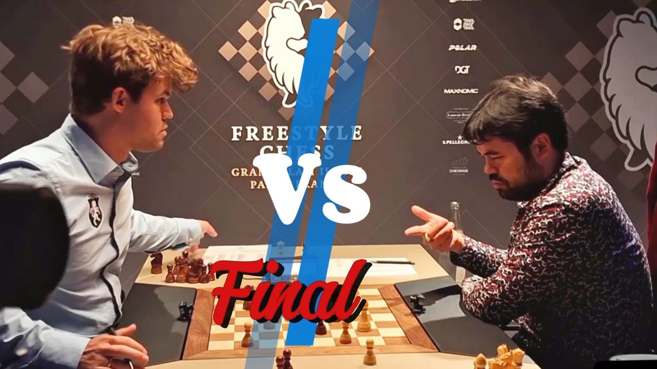 FINAL!!! Magnus Vs Hikaru in Grand Slam Freestyle chess 2025