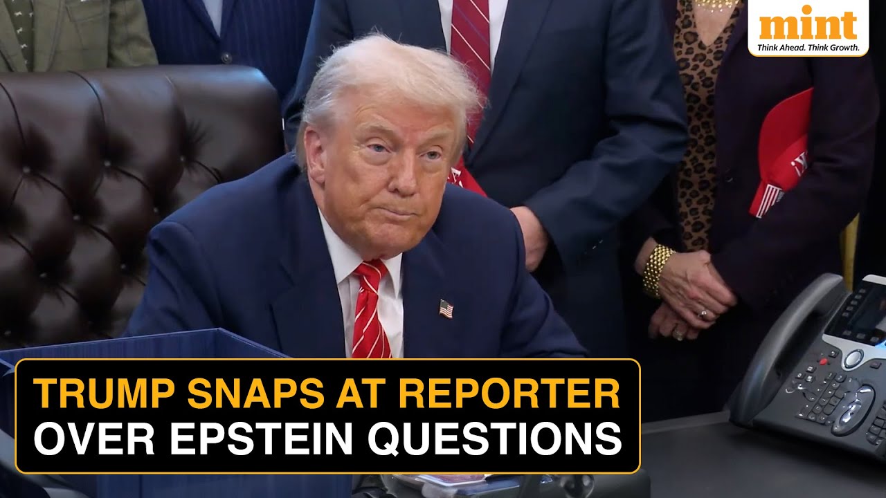 ‘You’re The Worst Reporter’: Trump Explodes At CNN Over Epstein Files, Alleges Epstein–Wolff Plot