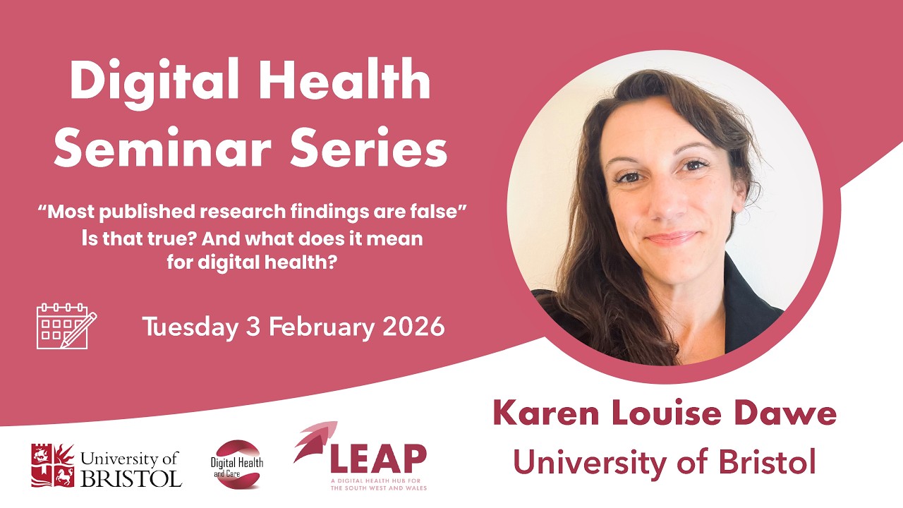 Digital Health Seminar Series - Karen Louise Dawe