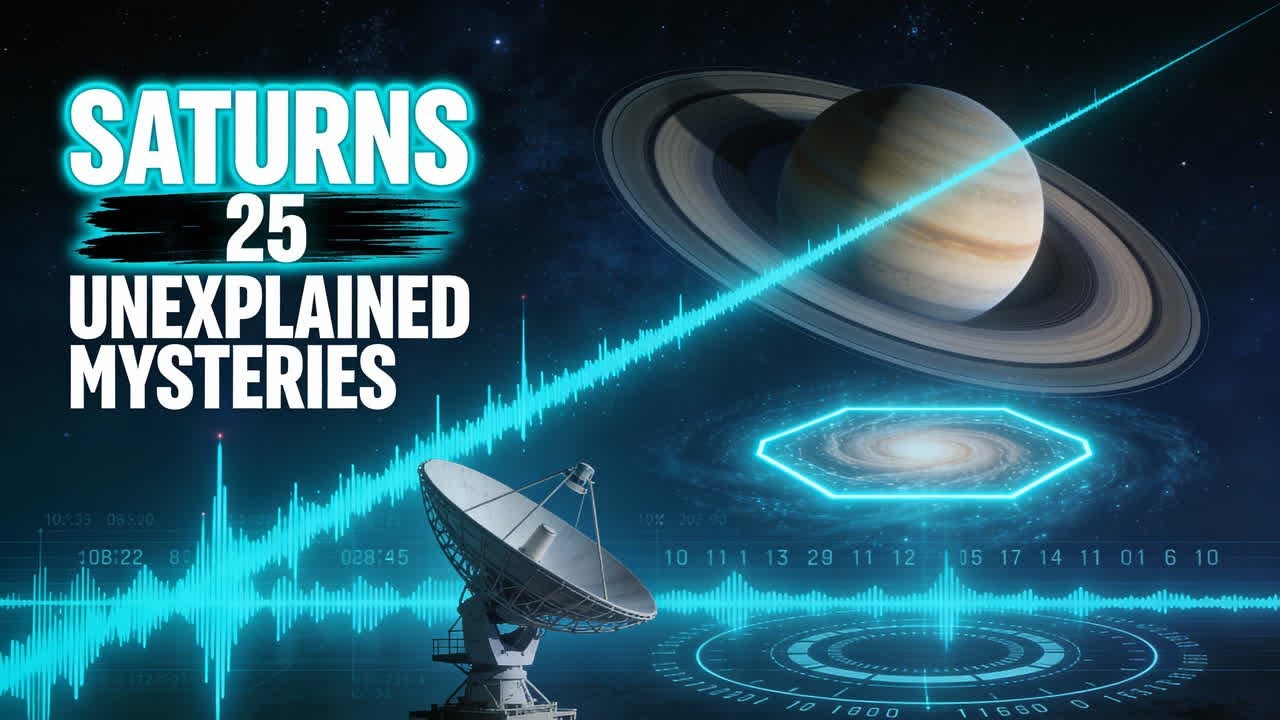 25 Unexplained Mysteries of Saturn | Hexagon Storms and Ring Rain | A Gentle Investigation