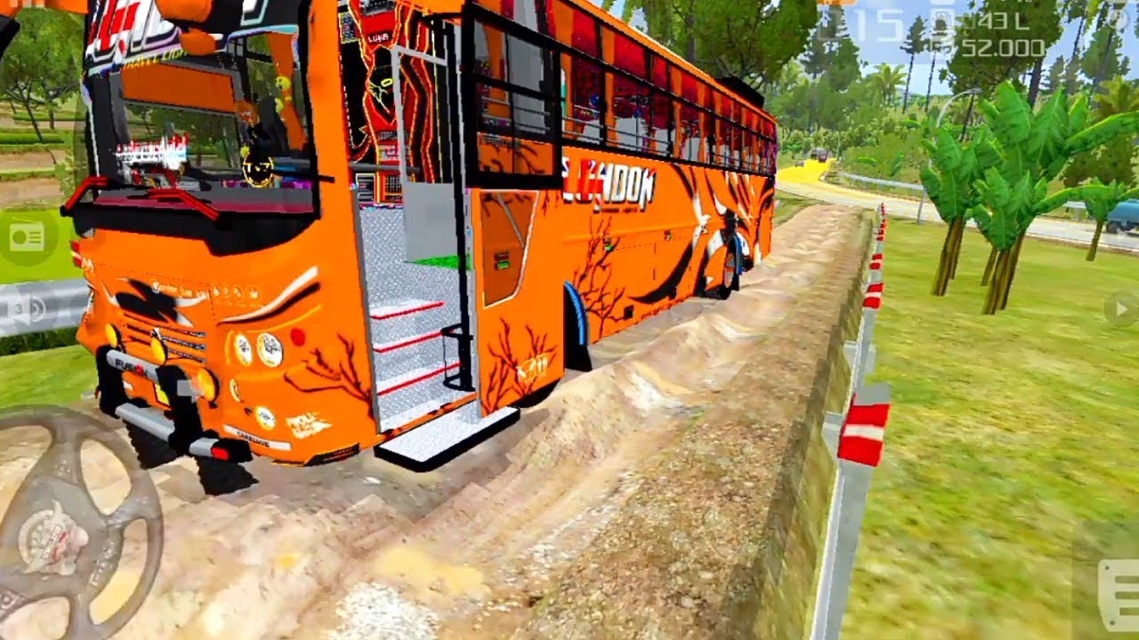 💥Hill Route Mitti Road Drive | Gaddha Wali Village Road | BUSSID India Gameplay#bussid 