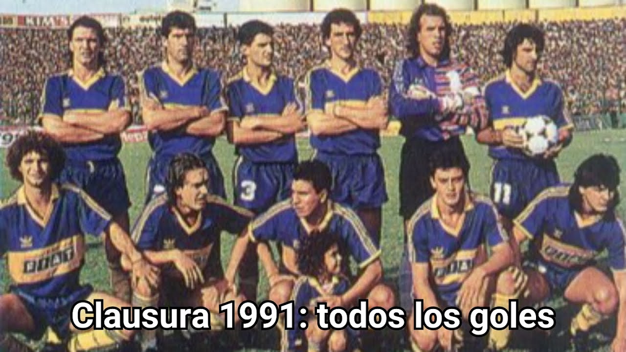Todos los goles de Boca "campeón" del Torneo Clausura 1991