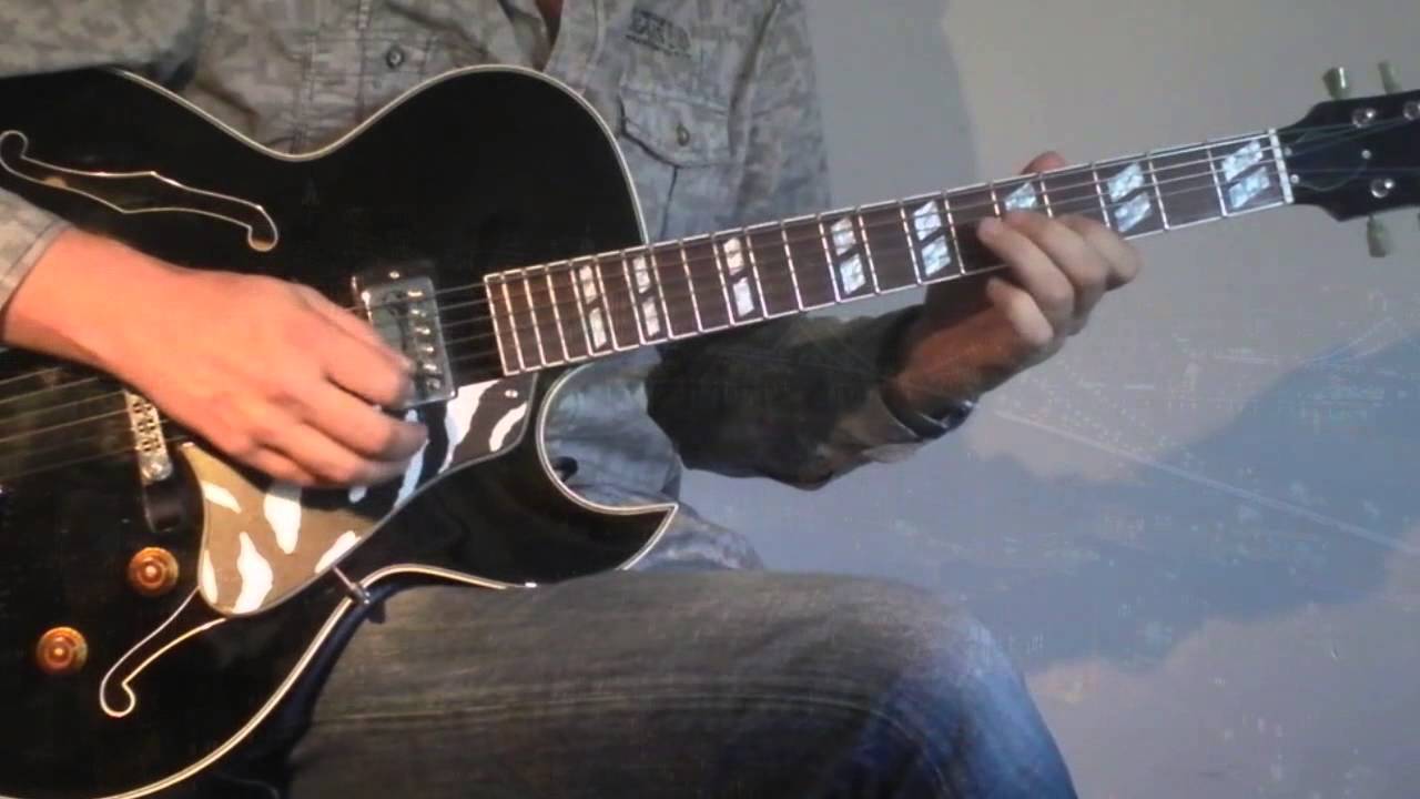 Ronny Jordan - After Hours - cover on Henri Oiseau ES176  guitar