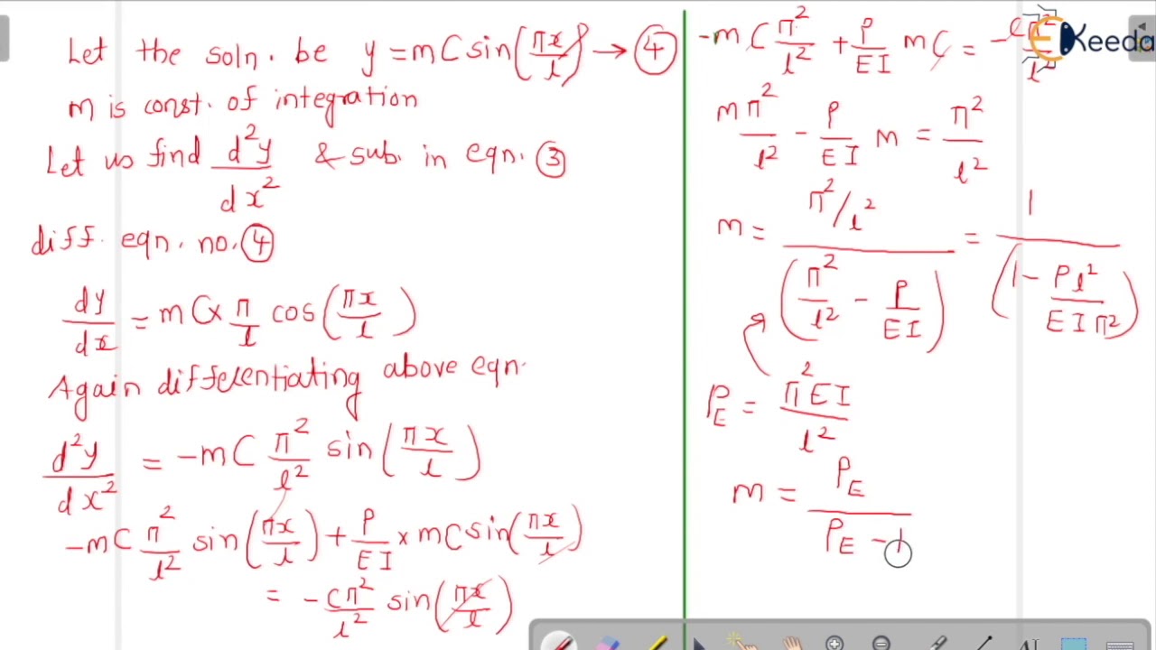 Columns with Initial Curvature Theory - Introduction to Columns and Struts  - Structural analysis 1