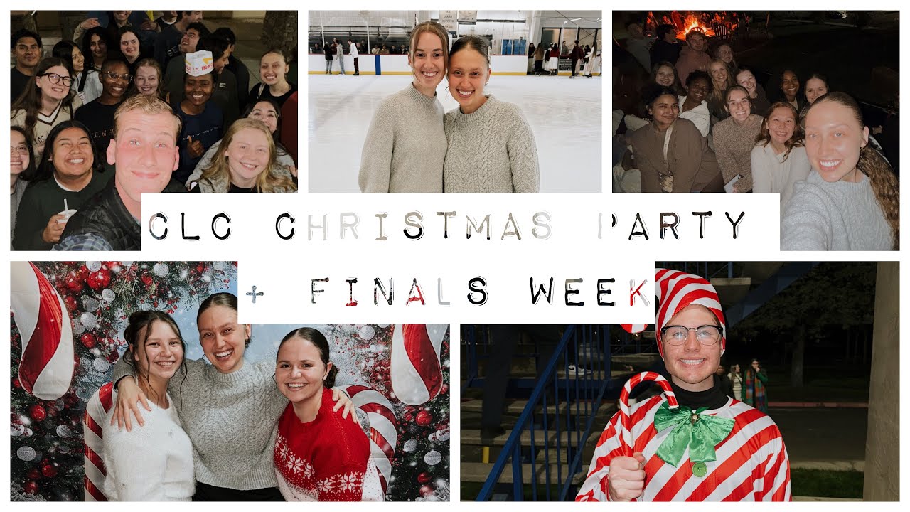 Christmas Party & Finals Week at CLC | CLC Vlogs