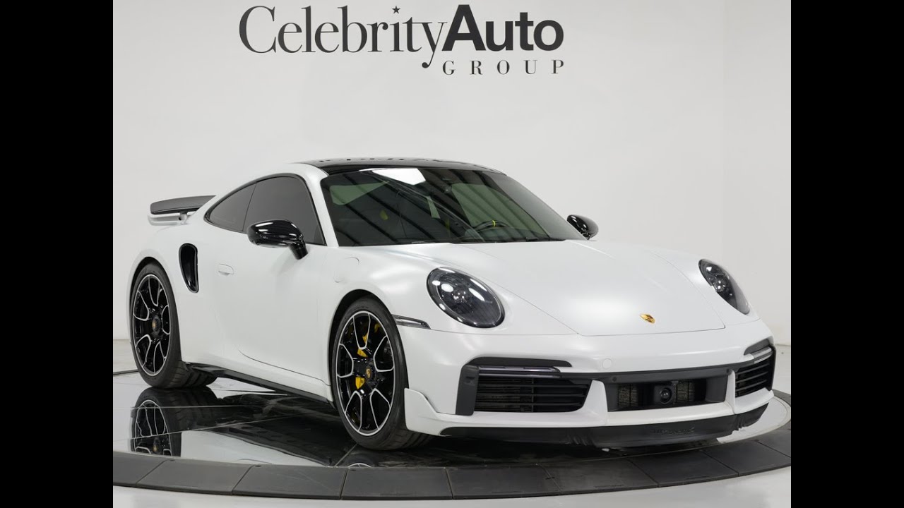 2021 PORSCHE 911 TURBO S SPORTDESIGN PACKAGE SPORT EXHAUST SYSTEM FRONT AXLE LIFT