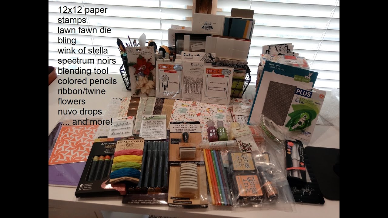 Look what came in my Gina K Designs Mystery Box April 2021
