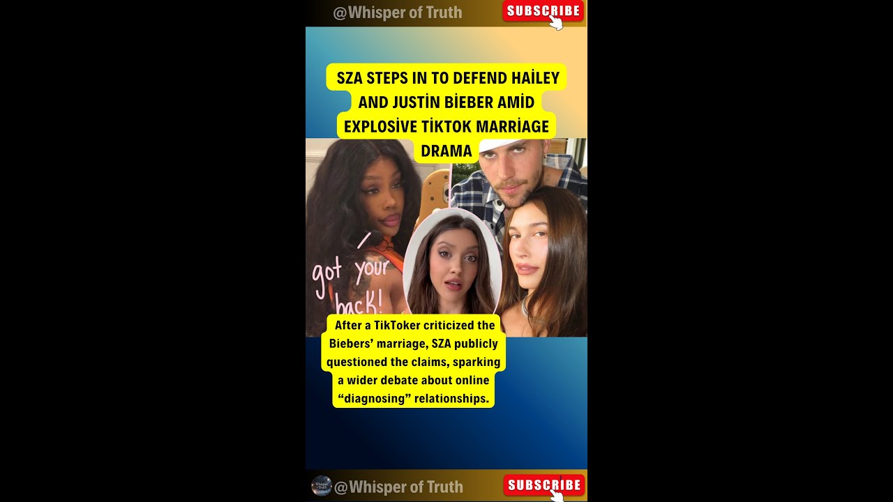 SZA Steps In to Defend Hailey and Justin Bieber Amid Explosive TikTok Marriage Drama