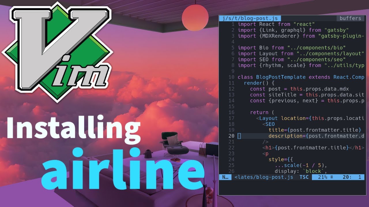 Neovim - Install a Status Line with Airline