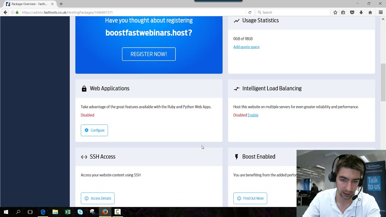 Changing a Fasthosts SSH Secure Socket Shell password