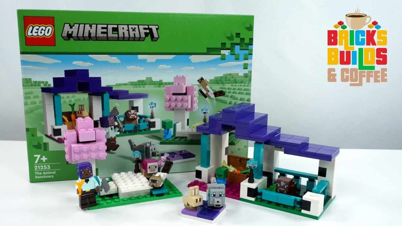 Lego Minecraft 21253 Minecraft The Animal Sanctuary Speed Build Review