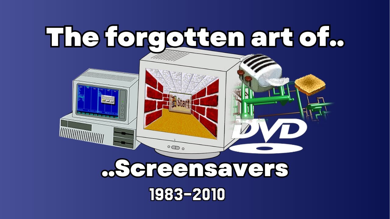 🎨 The forgotten art of Screensavers 🎨 #nostalgia