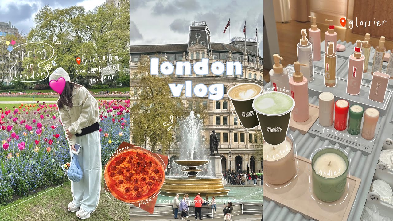 spring in london vlog 🌷🎀🌿☁️
