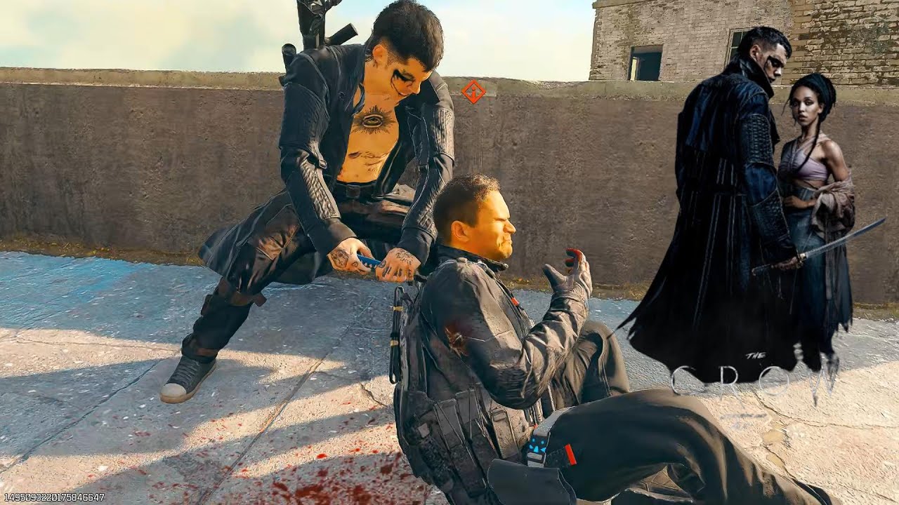 Eric Draven's Finishing Moves from The Crow Movie | Call of Duty The Crow Bundle Gameplay