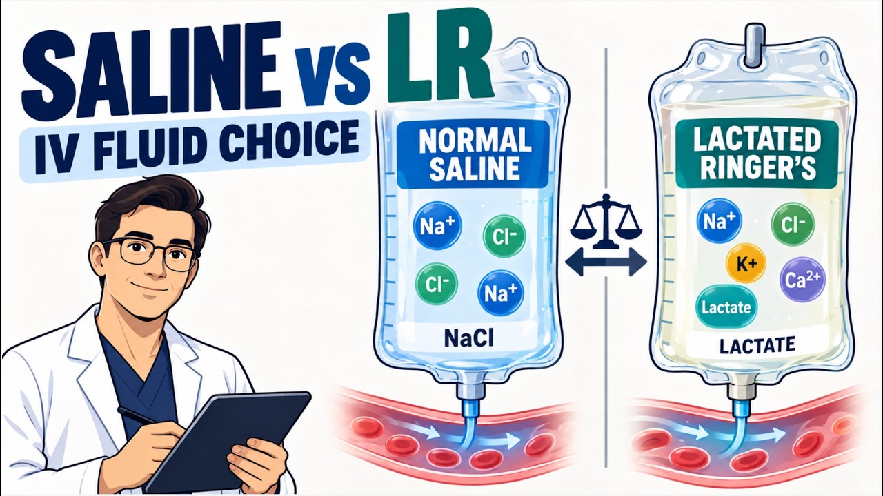 Normal Saline vs Lactated Ringer&rsquo;s: Which IV Fluid Should You Use?
