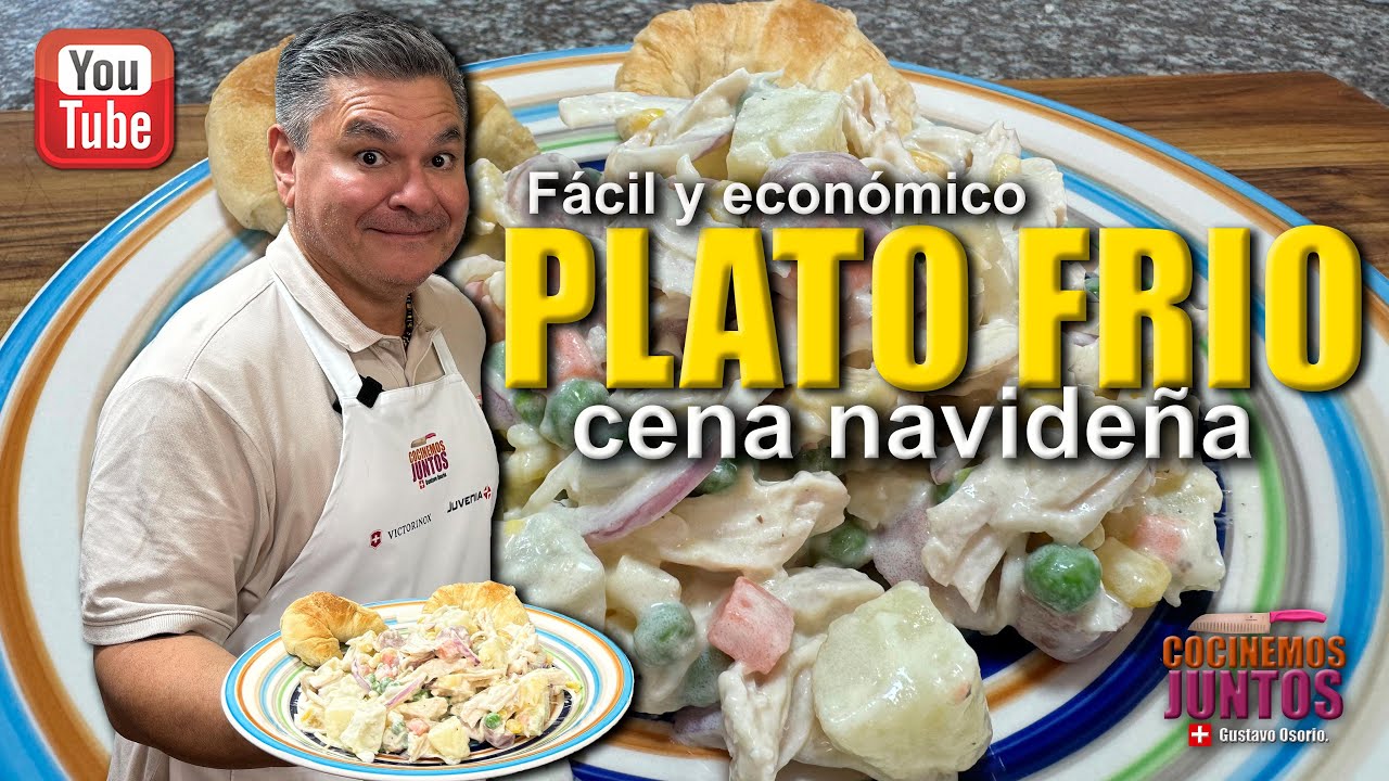 Como hacer un PLATO FRIO | cena navideña ✅💯