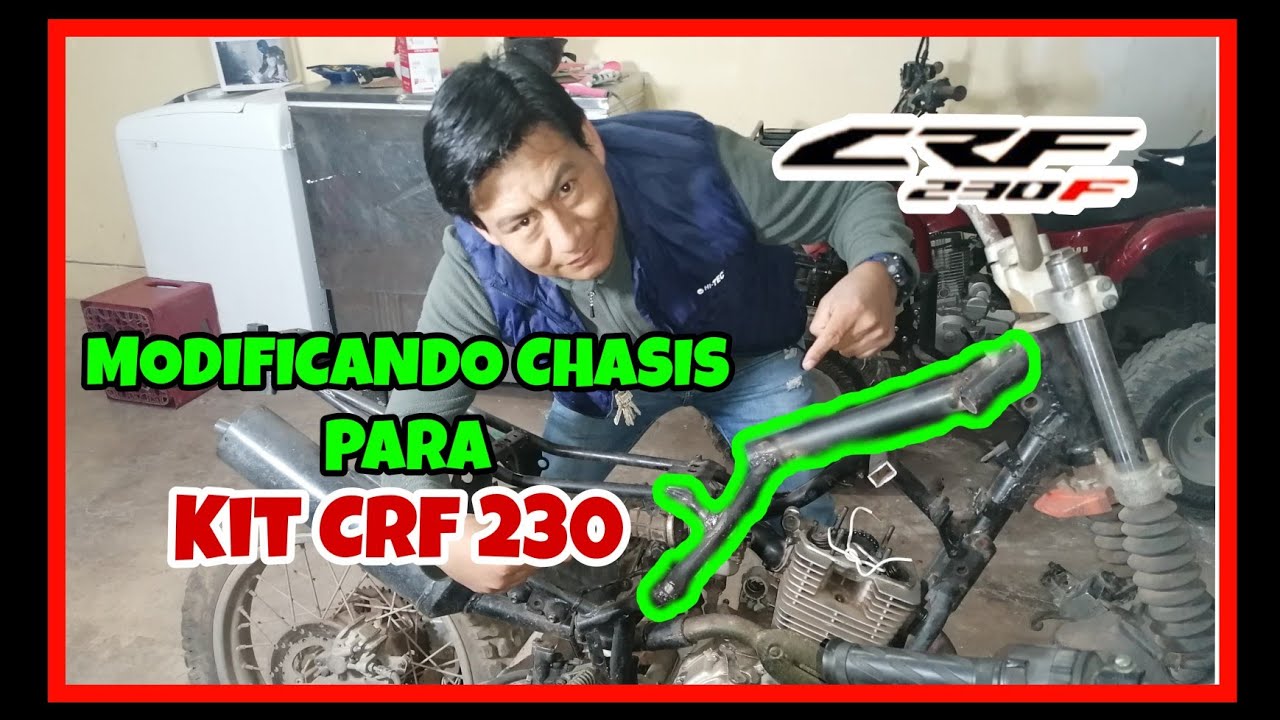 🔥☠️TRANSFORMACIÓN DE MOTO CHINA A MODELO CRF 230🔥☠️ primera parte I