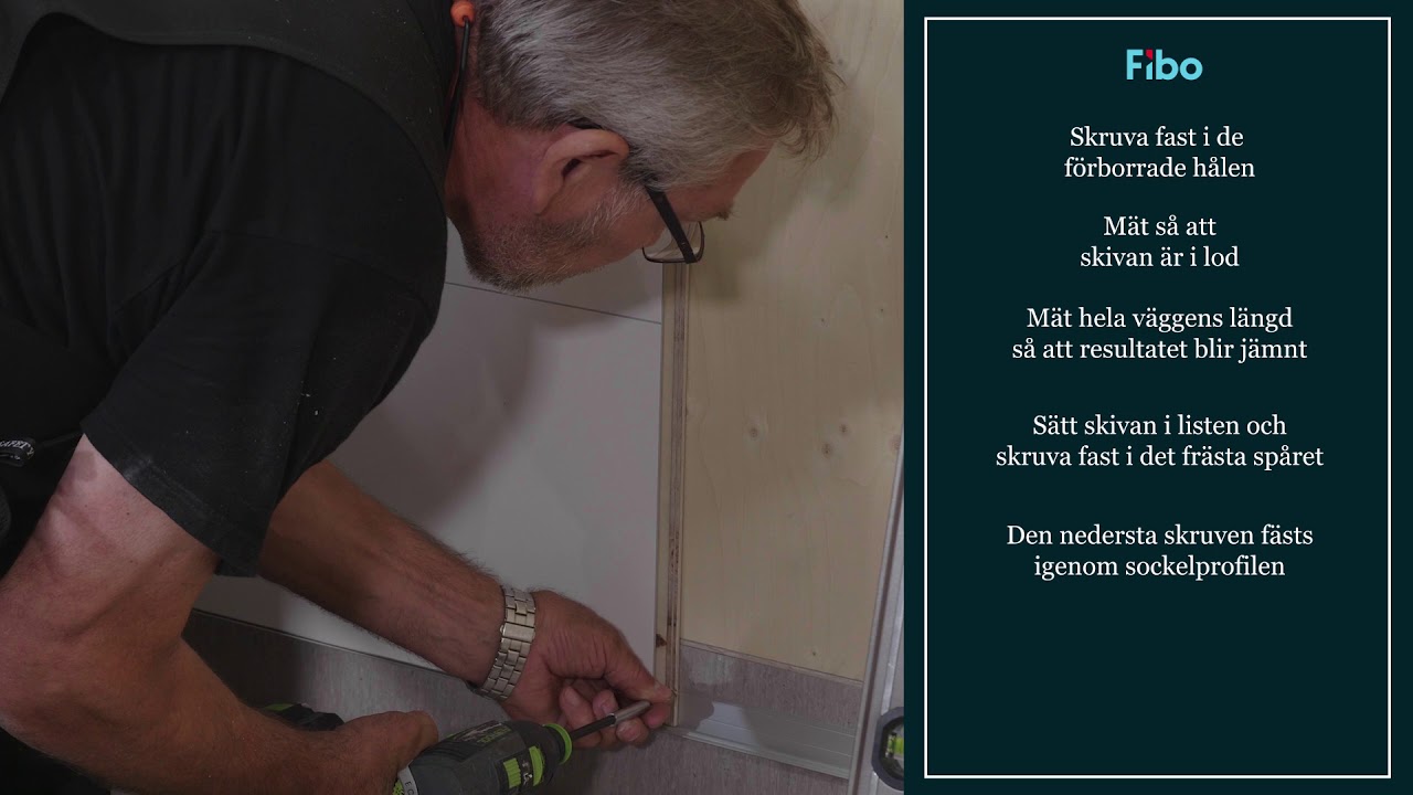 Fibo – Monteringsanvisning Väggskivor