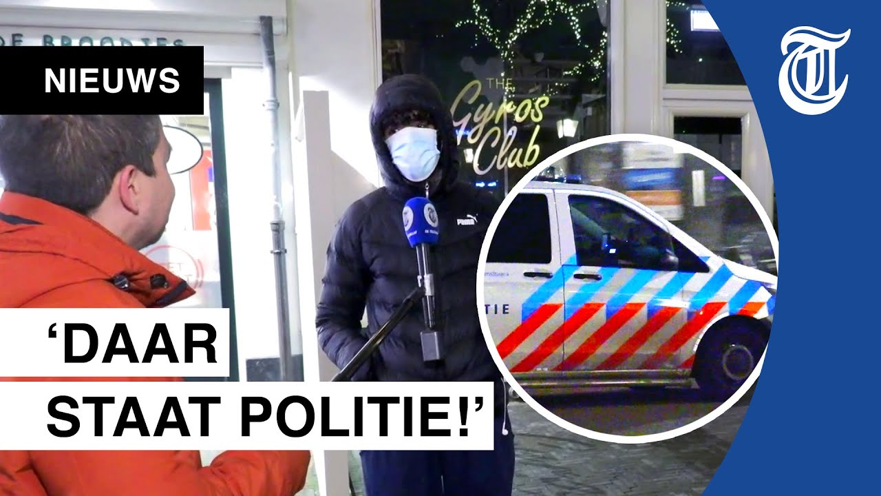 Eerste beelden avondklok: 'Politie doet niks'