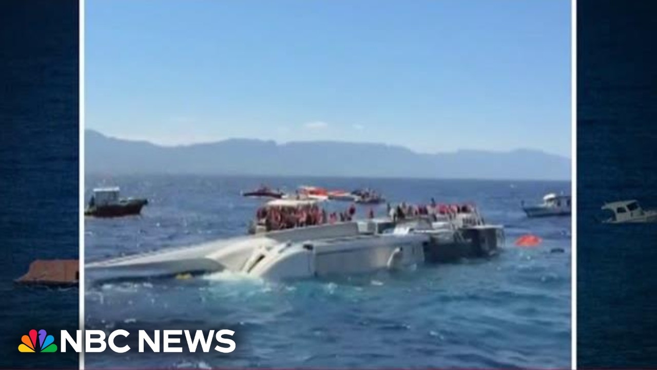 At least eight dead after ferry capsizes off coast of Cyprus