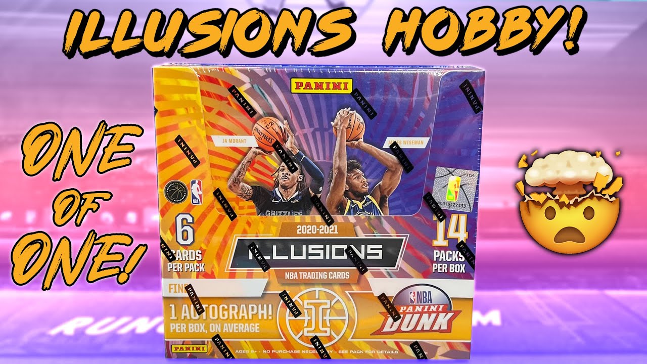 ⚠️ 1/1 HIT!!!⚠️  2020-21 Panini Illusions NBA Hobby Box