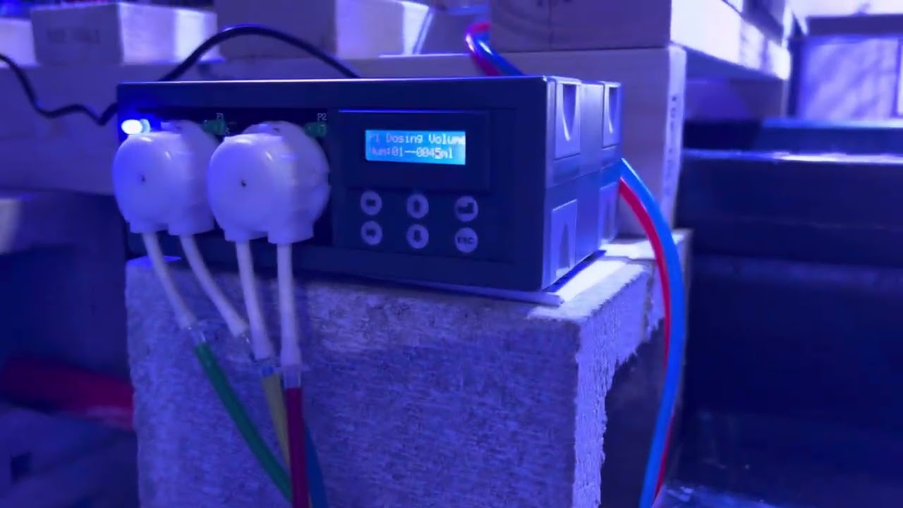 Setting up Jecod dosing pump