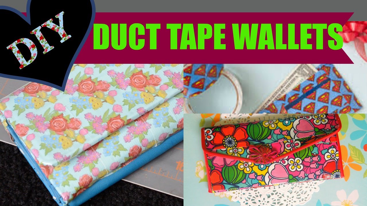 DIY Duct Tape Wallet - Using Duck Tape