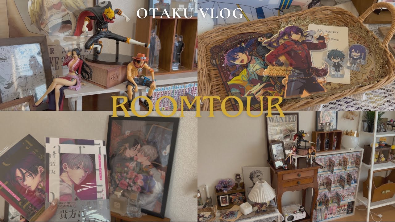 (RU)Redecorated into otaku room🕯DAISO￤IKEA￤ONEPIECE & ENST goods🎀Antique style￤Vintage style
