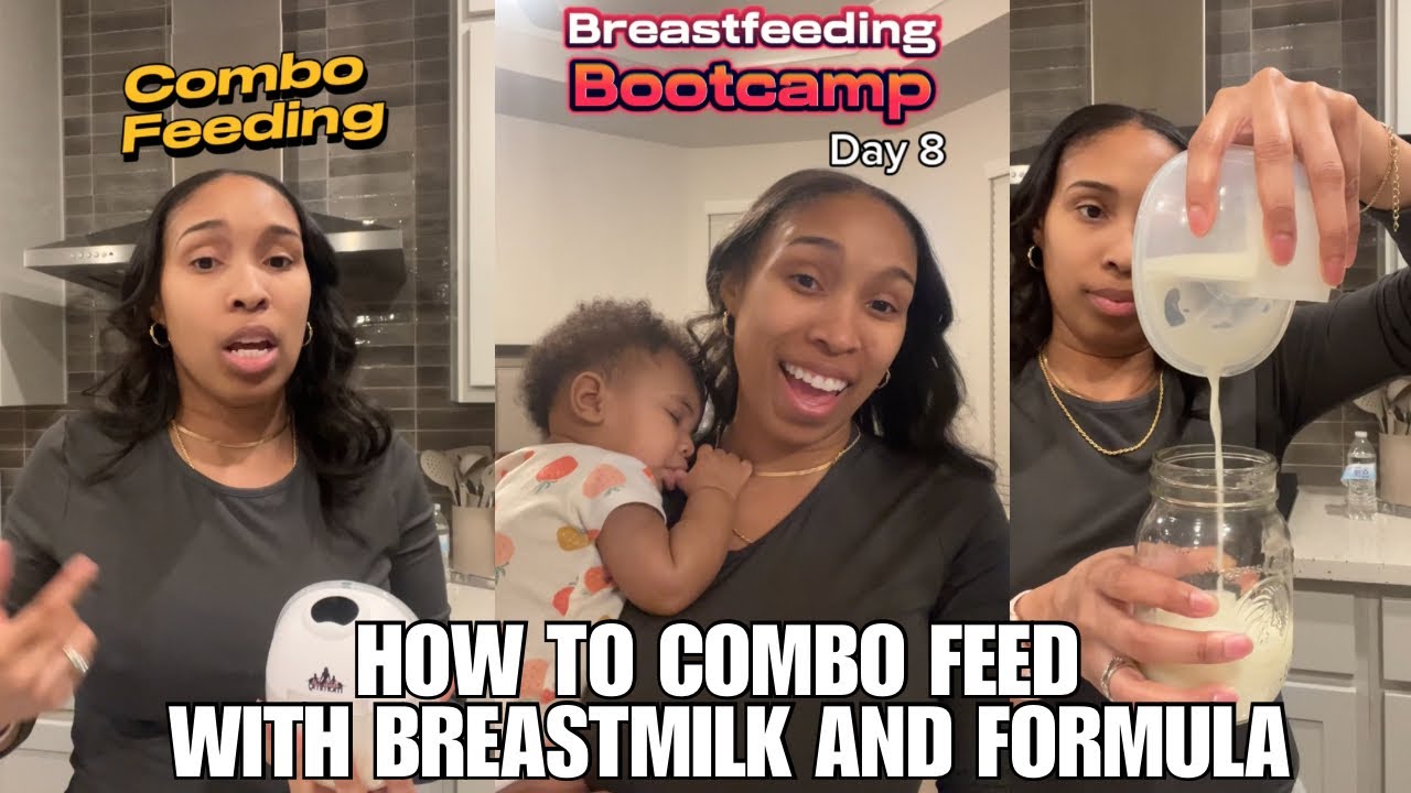 How to Combo Feed with Breastmilk and Formula | Breastfeeding Bootcamp Day 8