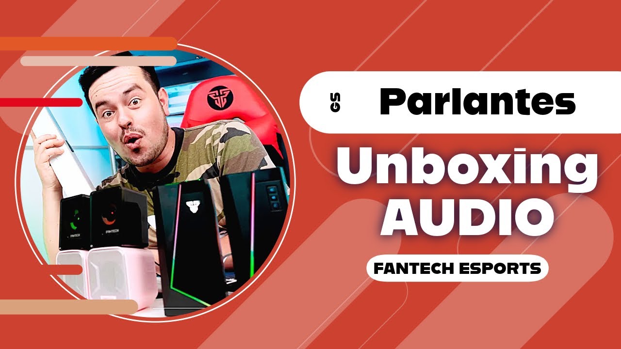 Review parlantes Fantech GS202, GS203, GS204 y BS150 en español - Unboxing oficial y prueba sonido