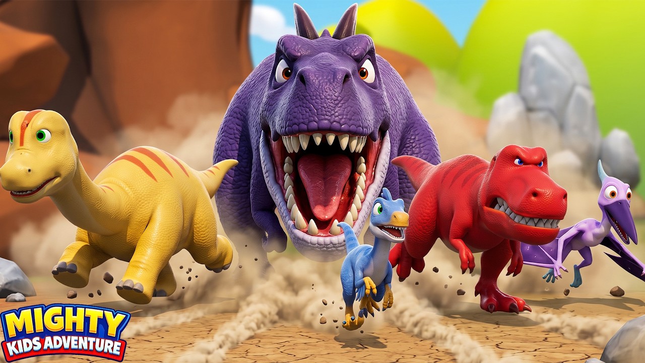 The T-Rex with Horns | New Dinosaur | Meet Carnotaurus | Ep - 28 | Dinosaur for Kids | Kids Cartoon