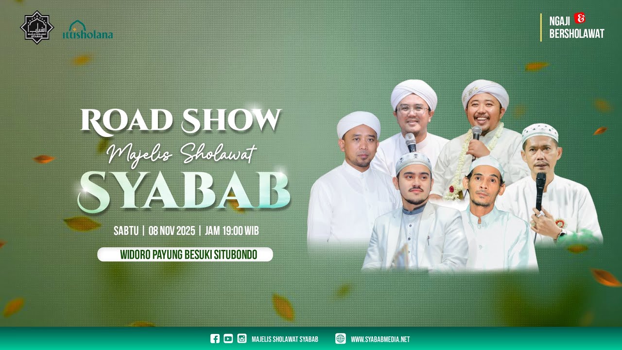 🔴 LIVE  | ROAD SHOW MAJELIS SHOLAWAT SYABAB | WIDOROPAYUNG BESUKI SITUBONDO | 08/11/2025