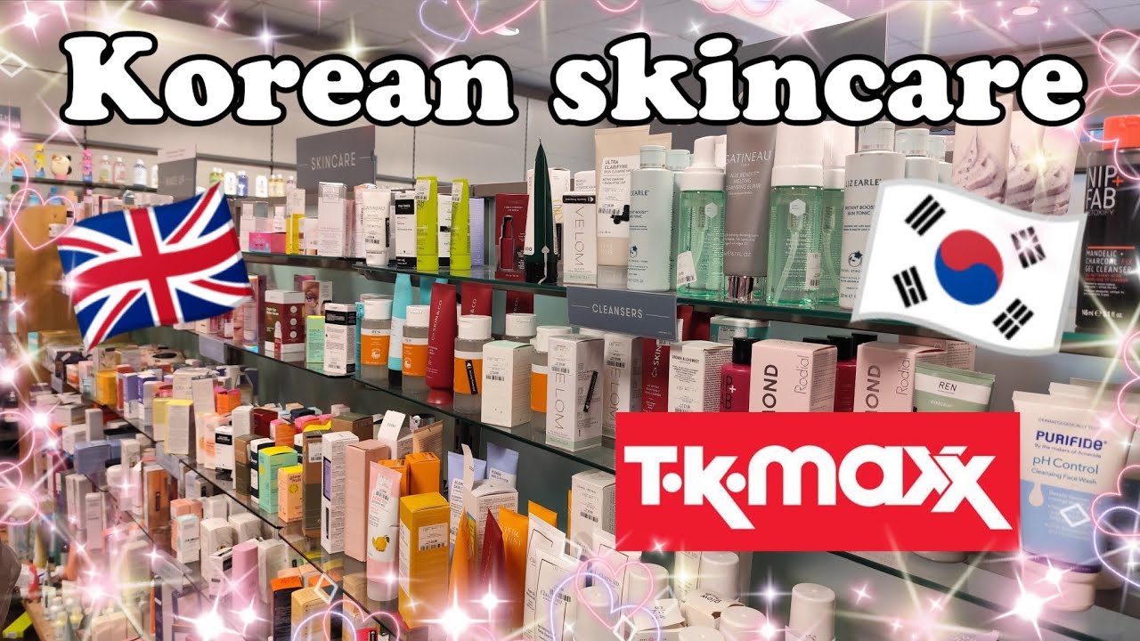 SO MUCH KOREAN SKINCARE??!! 🛍️ HUGE Asian beauty shopping section at TK Maxx 🛒 come shopping with me