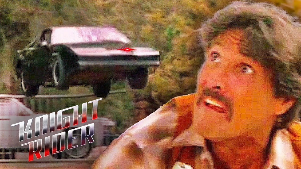 KITT Initiates Auto Roof and Turbo Boost | Knight Rider