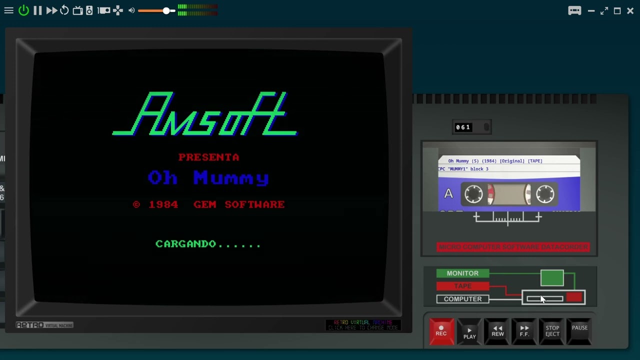 Mito OH mummy carga en cinta (03:34m)