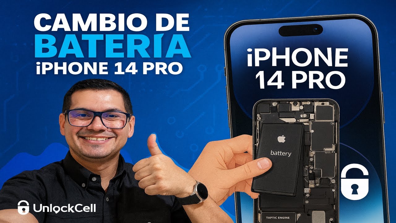 Cambio de Batería iPhone 14 Pro Paso a Paso | Reemplazo Original y Seguro UnlockCell