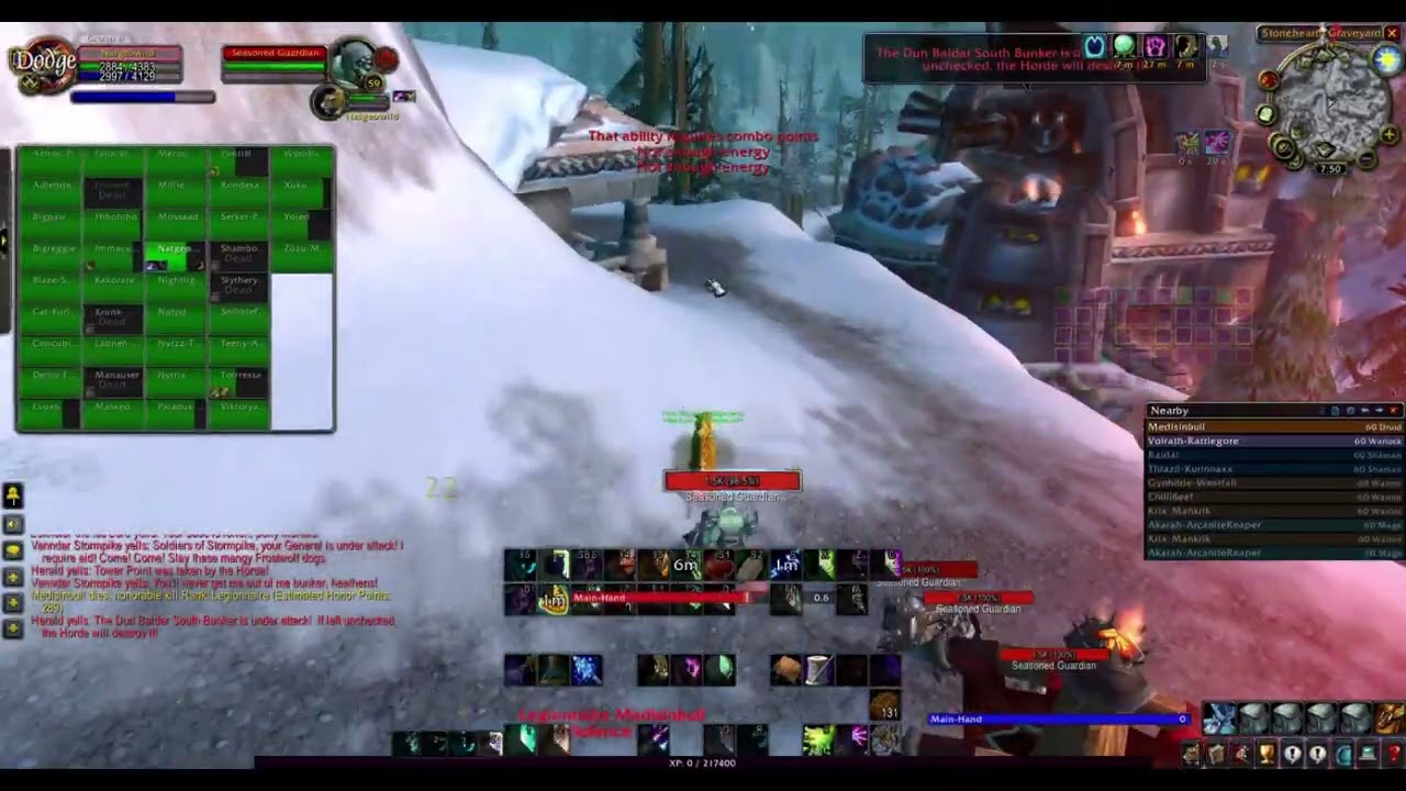 WoW Classic Era: Night Elf Feral Druid Alterac Valley PvP and L2Peeeage