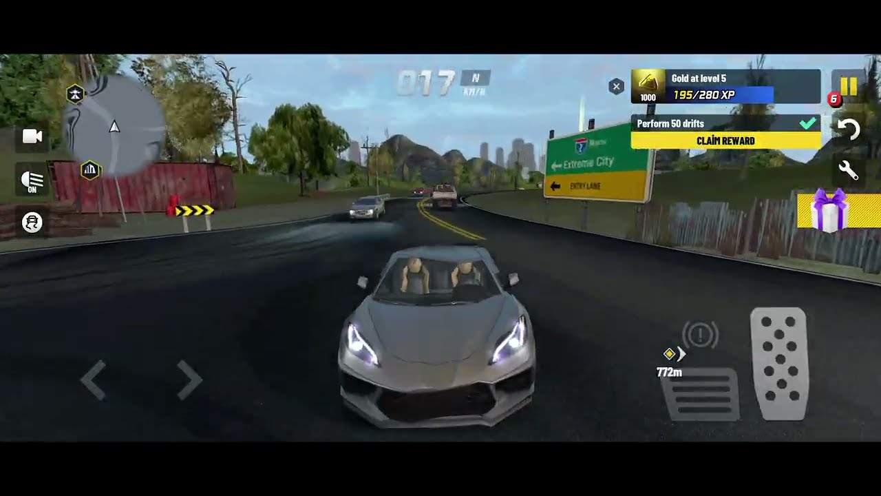 Bu gün Extreme Car Driving oynadım #youtubeaz #carparkingmultiplayer #extreme