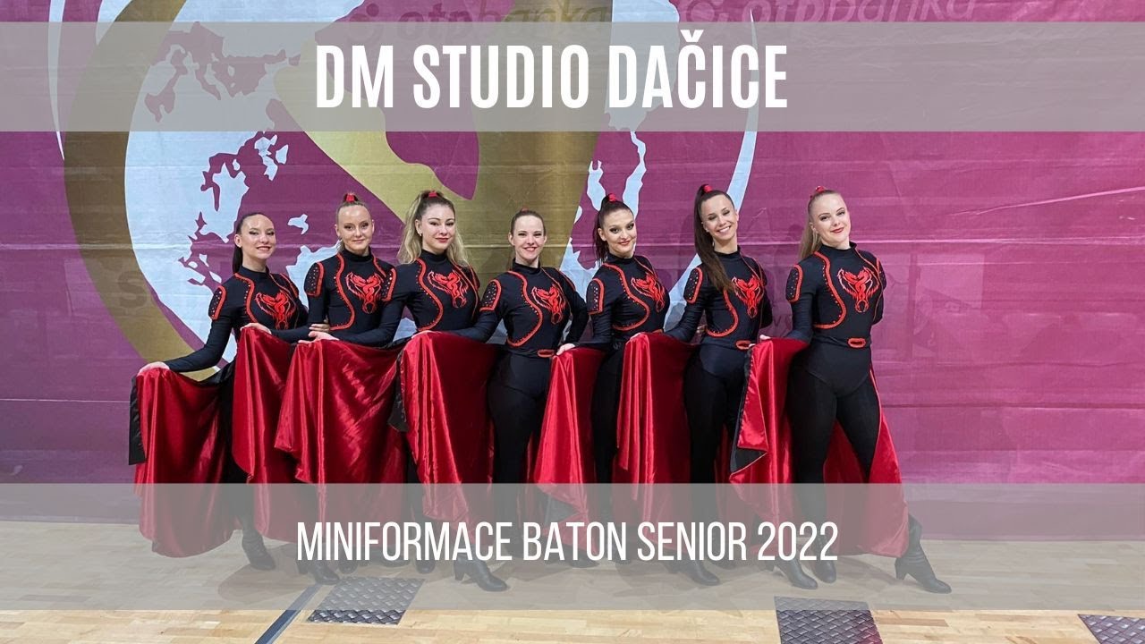 DM studio Dačice - mini senior baton 2022