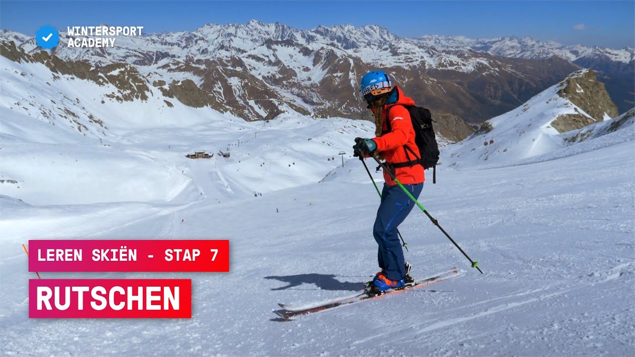 Leren skiën stap 7: Rutschen met je ski's - Wintersport tips