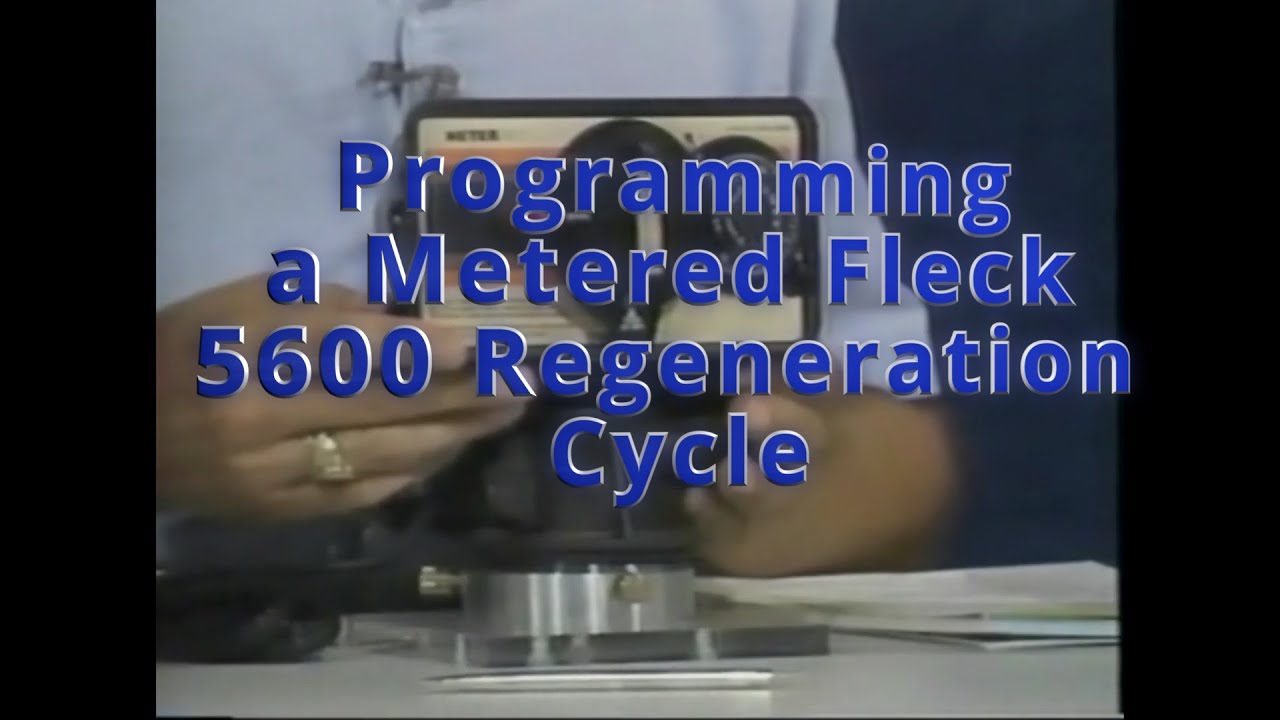 Programming a Metered Fleck 5600 Timer Regeneration Cycle