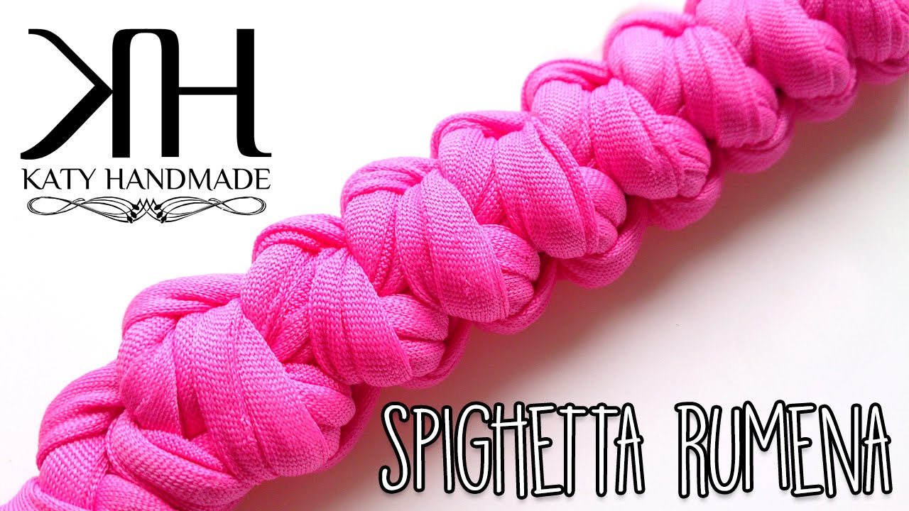 TUTORIAL SPIGHETTA RUMENA - ROMANIAN BRAID || uncinetto/crochet ⚫ Katy Handmade