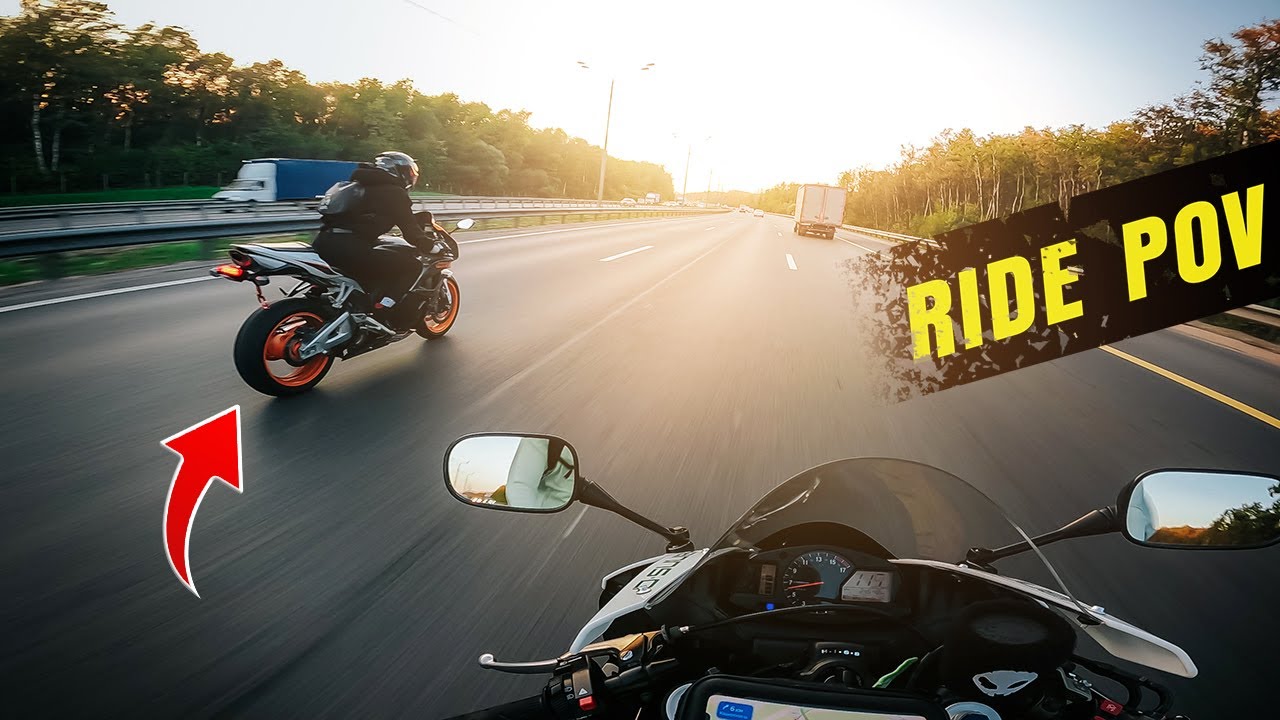 Навстречу закату #2 | RIDE POV | Honda CBR 600 | RR