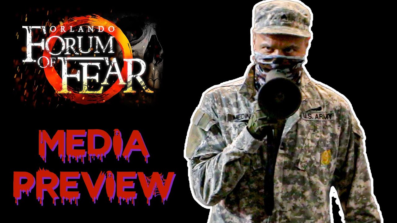 Orlando Forum's Forum of Fear media preview:  haunted experience and some food!