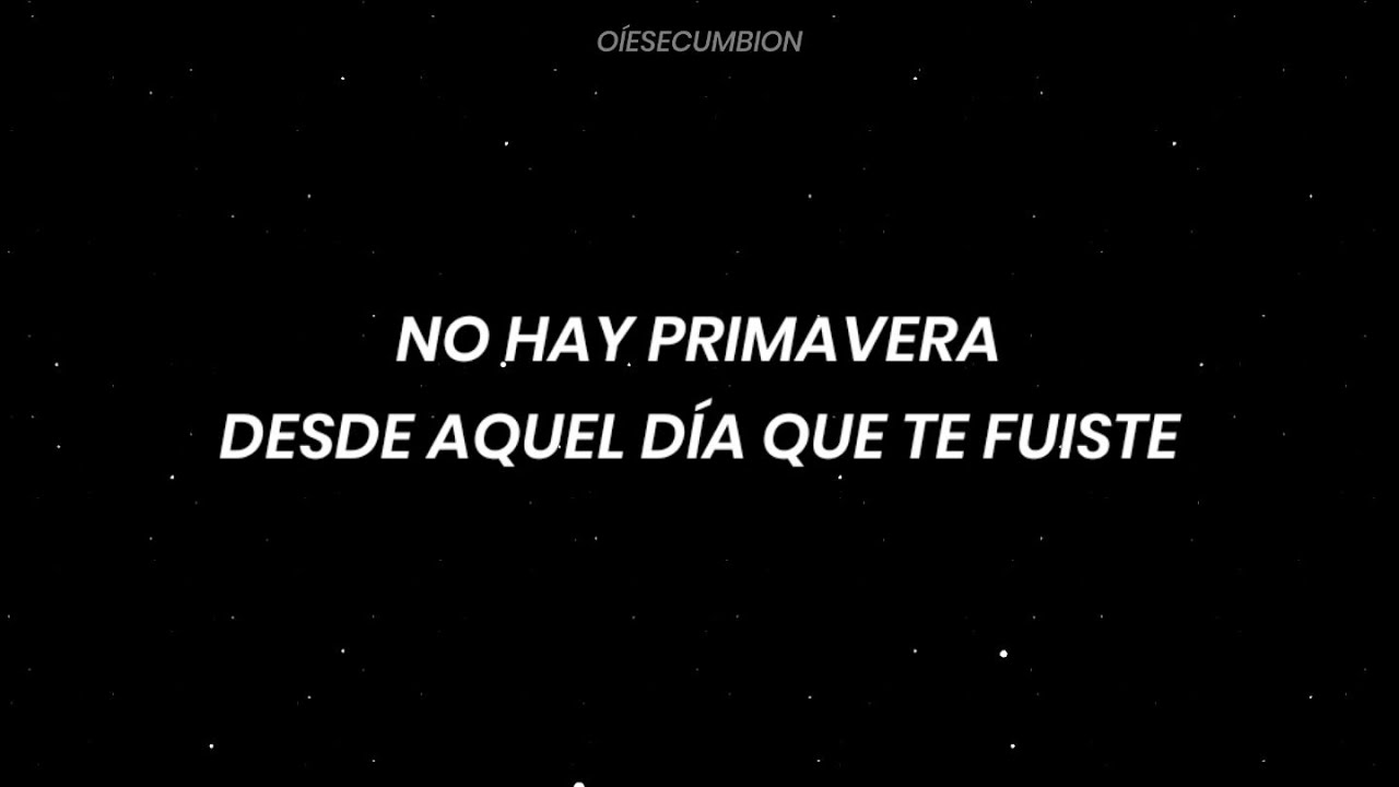 Los Yaguarú - Amor Sin Primavera || Letra