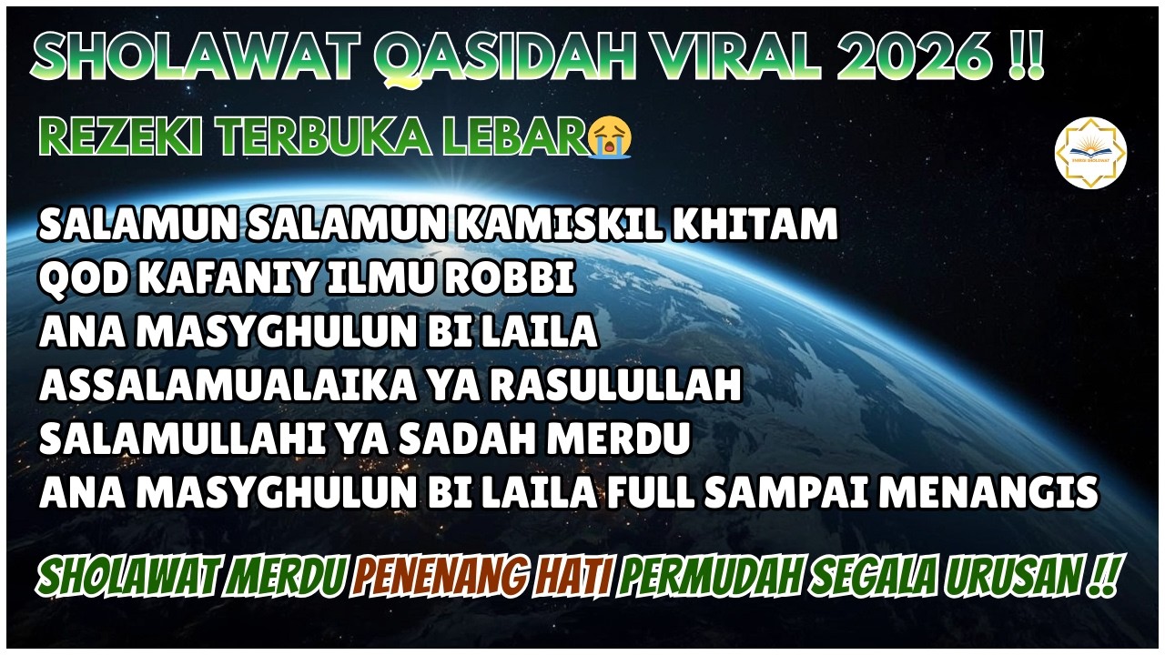 LAGU RELIGI ISLAM TERBAIK! Assalamualaika Ya Rasulullah, Salamullahi Ya Sadah, Ana Masygulun,Salamun