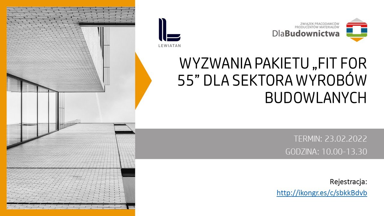 Wyzwania pakietu FIT for 55 dla sektora wyrobów budowlanych