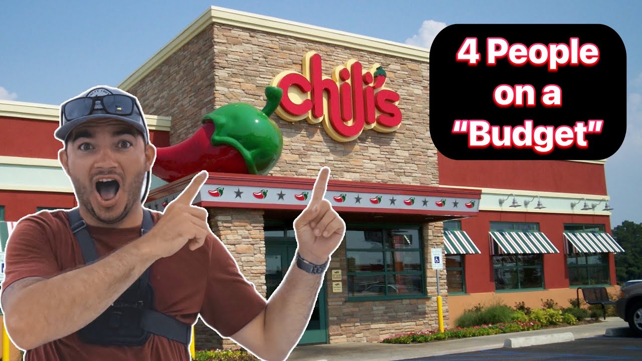 Eating on a "Budget" At Chili's with 4 People
