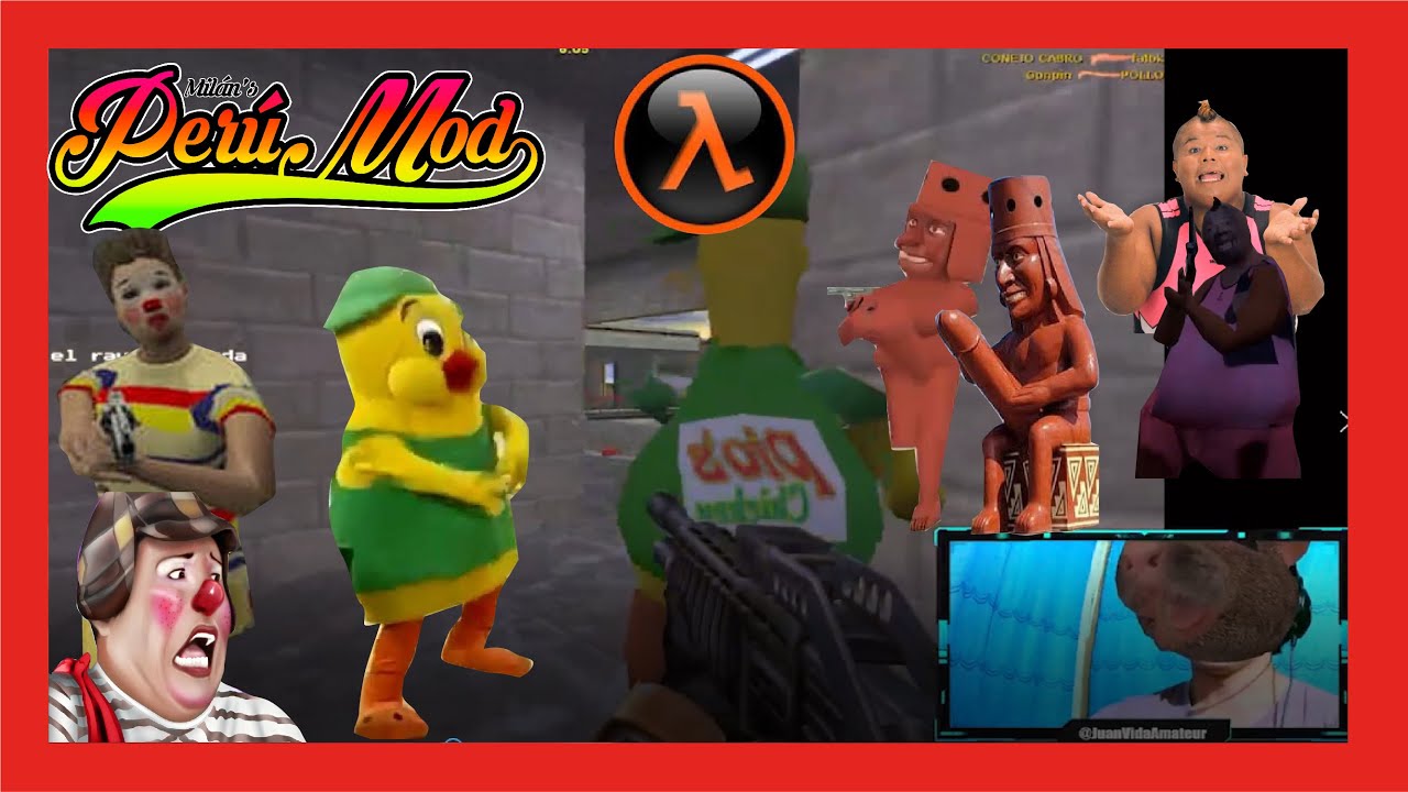 JUGANDO HALF LIFE CON PERSONAJES PERUANOS🔥😆😆