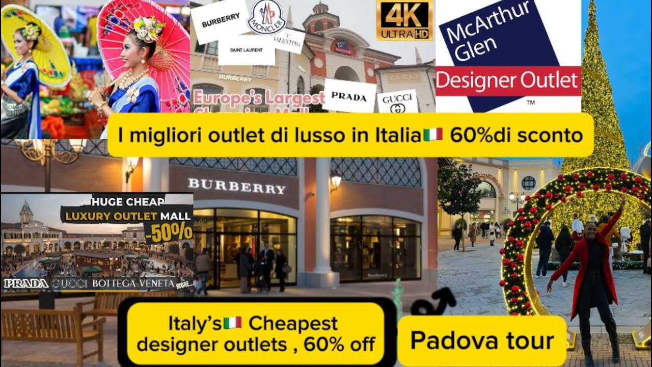 Italy’s🇮🇹best designer outlets – you can shop luxury Gucci, Prada,YSL @60% off+Festival dell’Oriente